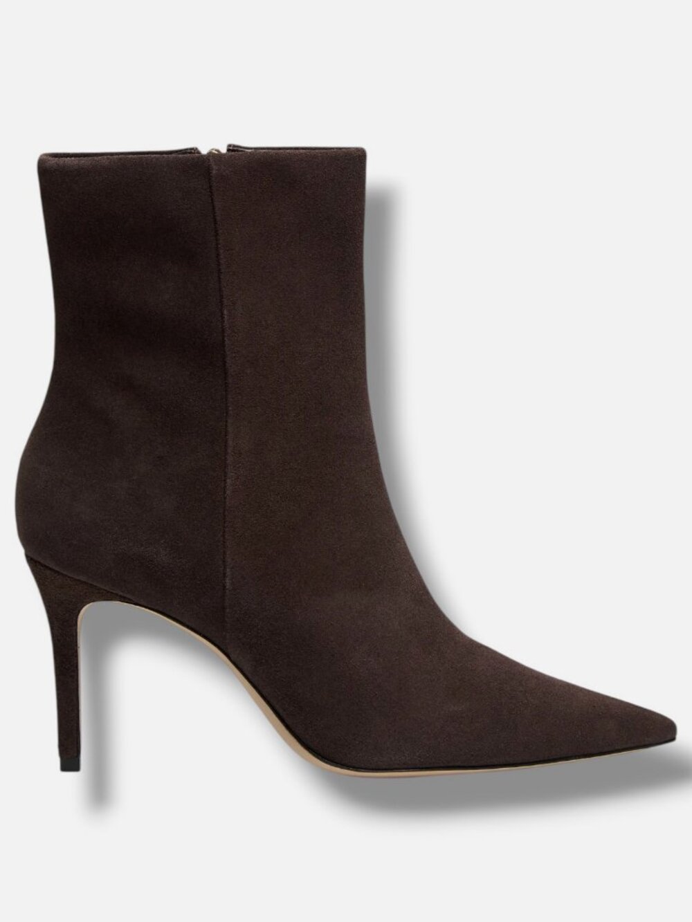 22élevé Women's Brown 85MM Suede Stiletto Booties Shoe Size 39